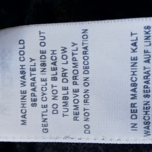 True Religion Women's Big T Zip Hoodie Heather Gray Size M - Picture 13 of 14